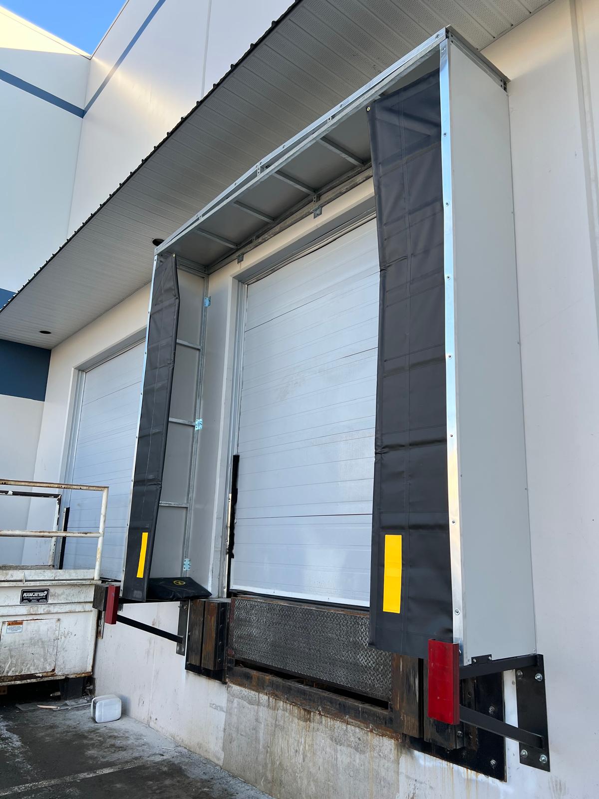 Commercial loading dock door